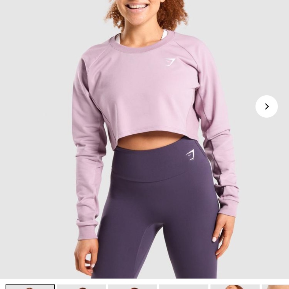 Gymshark Training Cropped Sweater